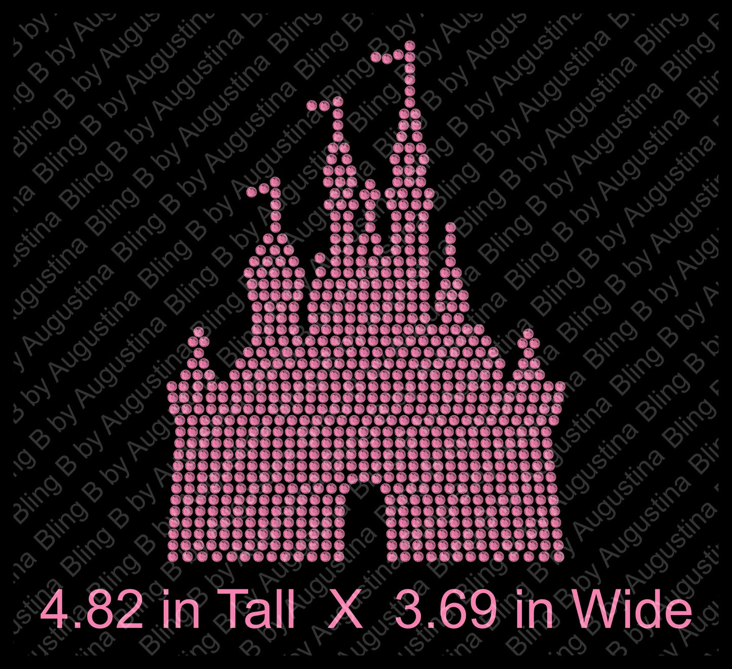 Princess Castle Rhinestone decal/Car window decal/rhinestone sticker/decal/sticker