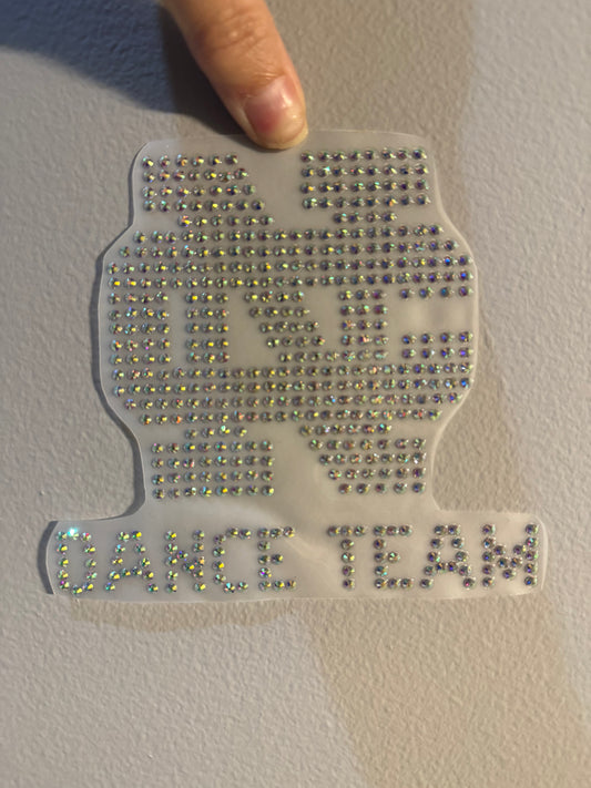 NCC Rhinestone Decal