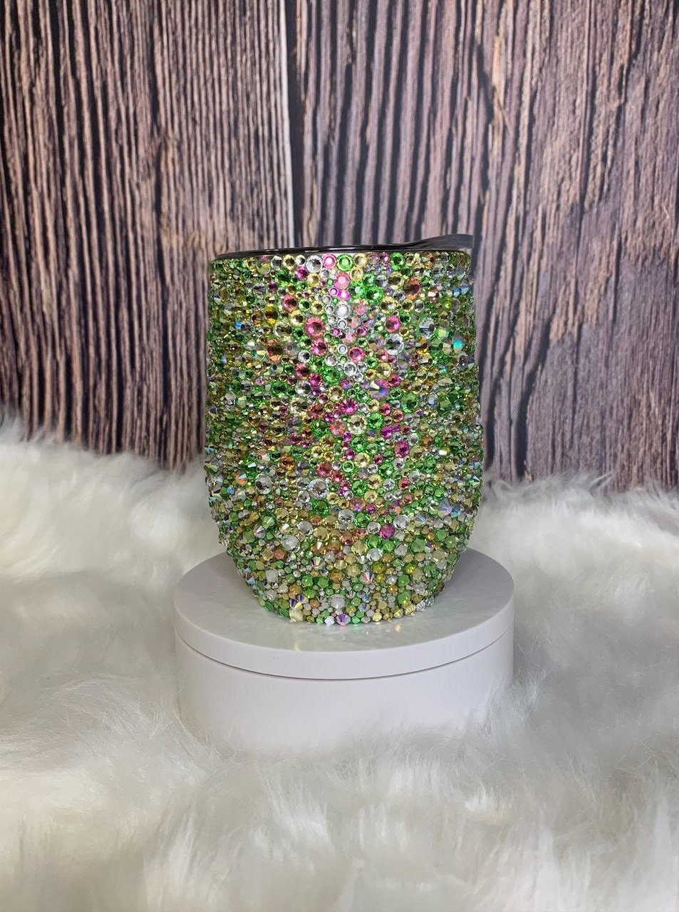 Rhinestone Tink-Inspired Wine Tumbler