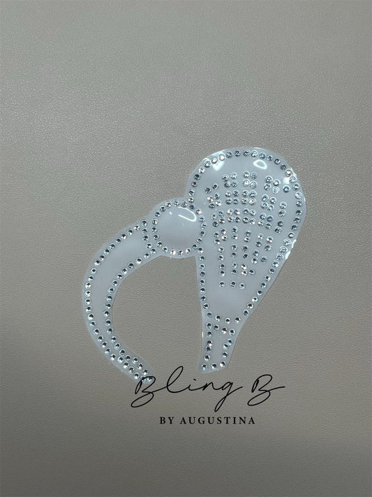 Rhinestone Lacrosse Car Window Decal/rhinestone sticker/lacrosse decal/lacrosse/sport/lacrosse mom/sticker