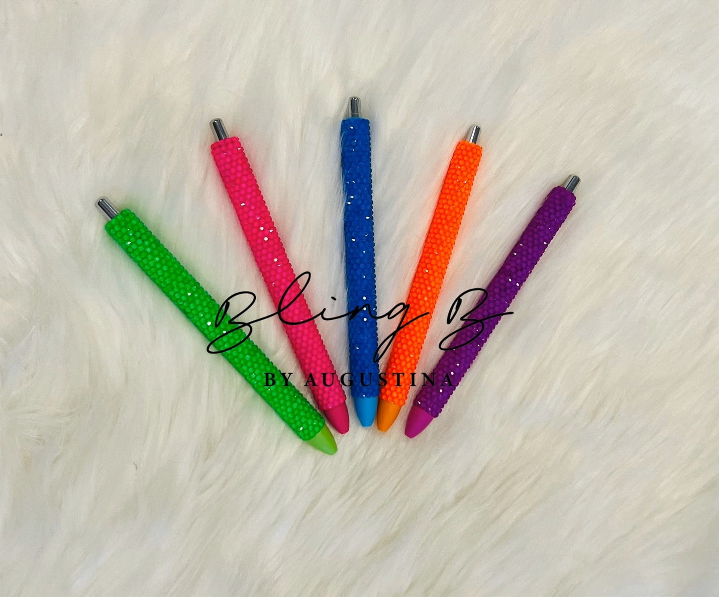 Neon Rhinestone Pen