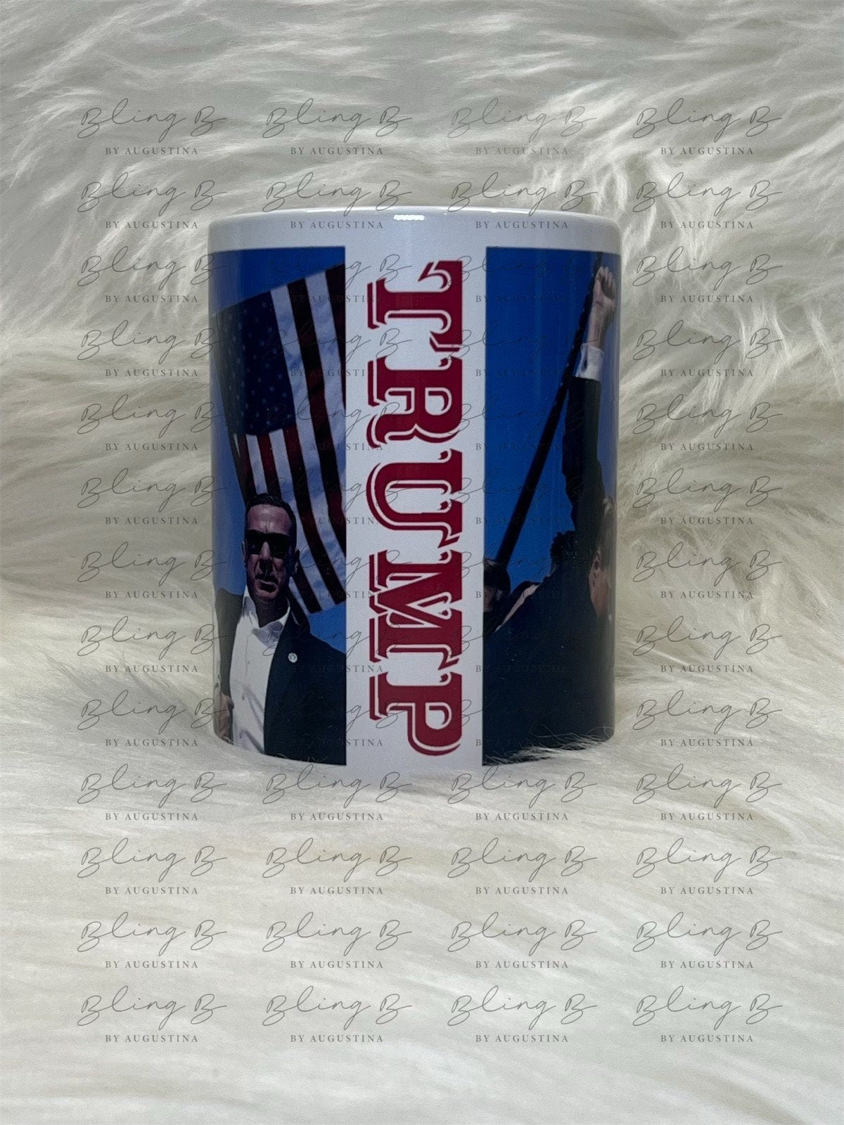 Donald Trump 2024 coffee mug 15oz, Trump fist pump