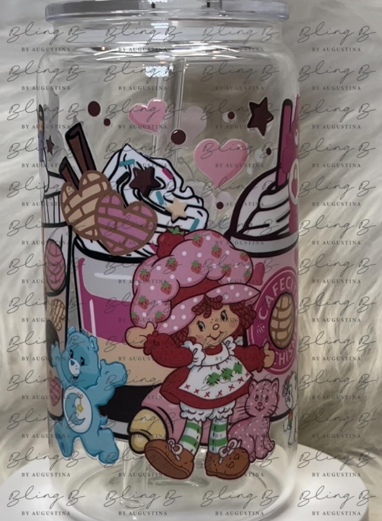 80’s Friends Character glass Libby cup, Libby glass tumbler, iced coffee cup, beer can glass cup, 16 oz, smoothie cup, cafecito