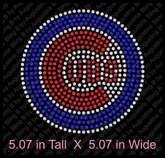 Rhinestone Cubs Car Window Decal/rhinestone sticker/baseball decal/baseball/sport/sticker/chicago