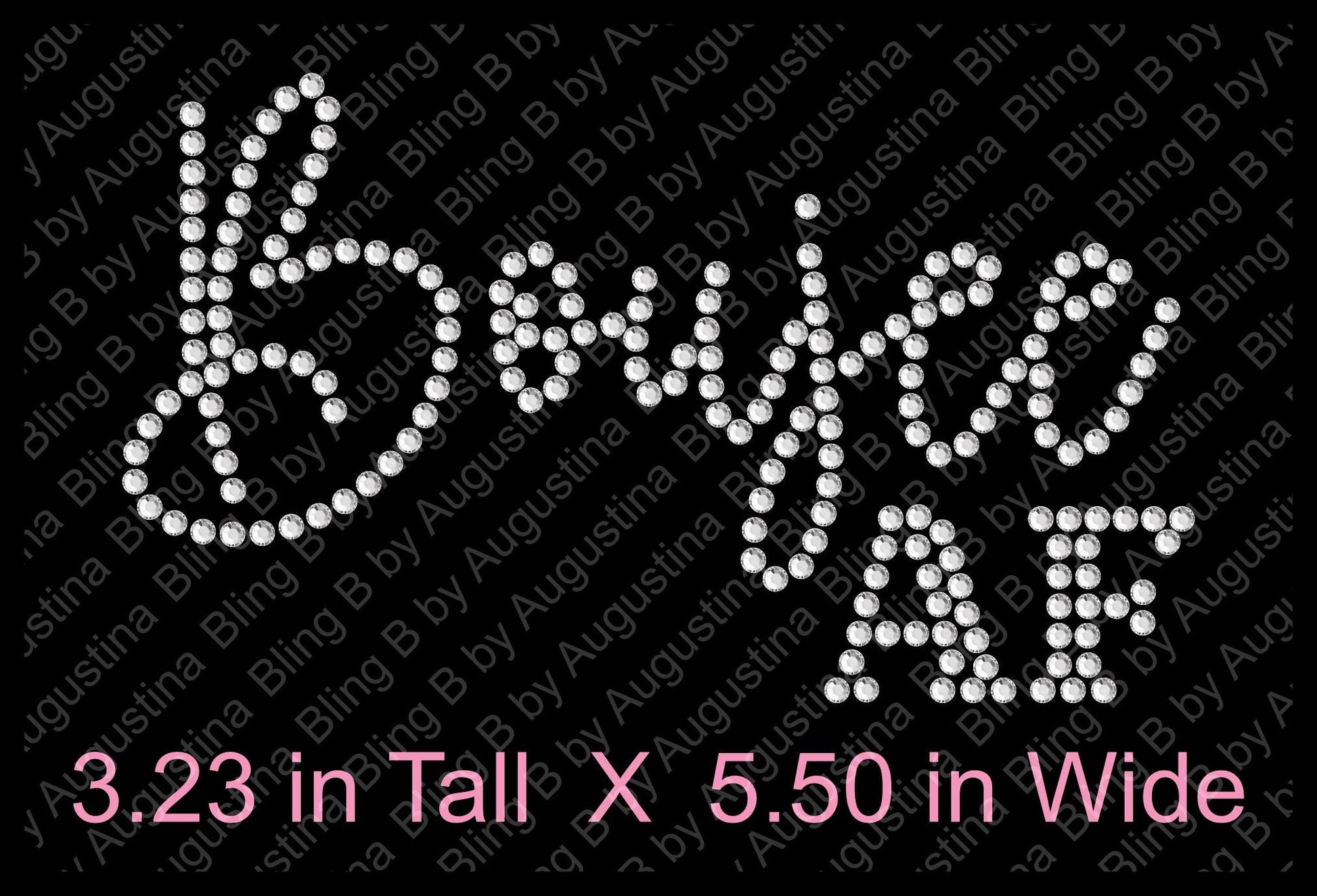 Boujee AF Rhinestone decal/Car window decal/rhinestone sticker/decal/sticker