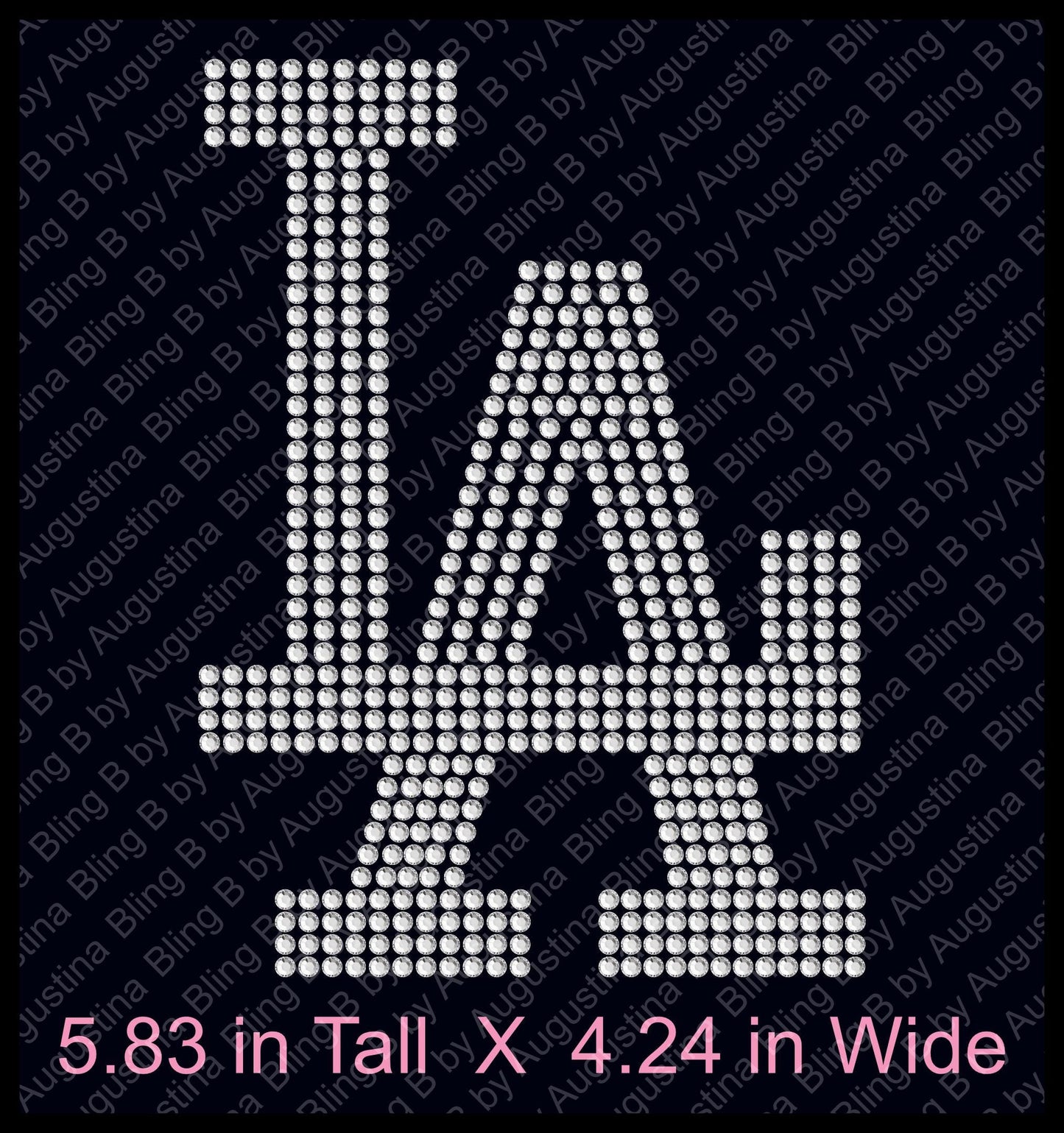 Rhinestone Dodgers Car Window Decal/rhinestone sticker/baseball decal/baseball/sport/sticker/LA