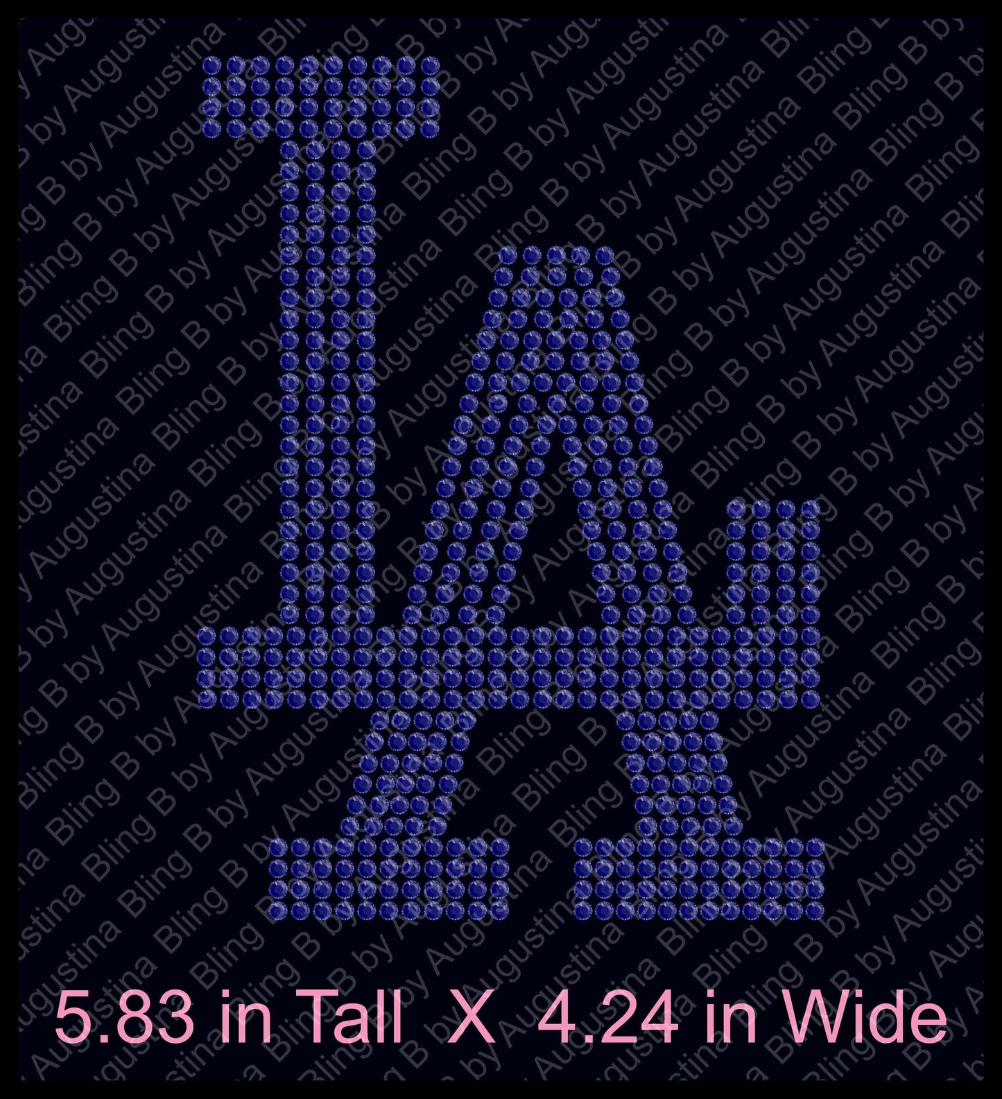 Rhinestone Dodgers Car Window Decal/rhinestone sticker/baseball decal/baseball/sport/sticker/LA