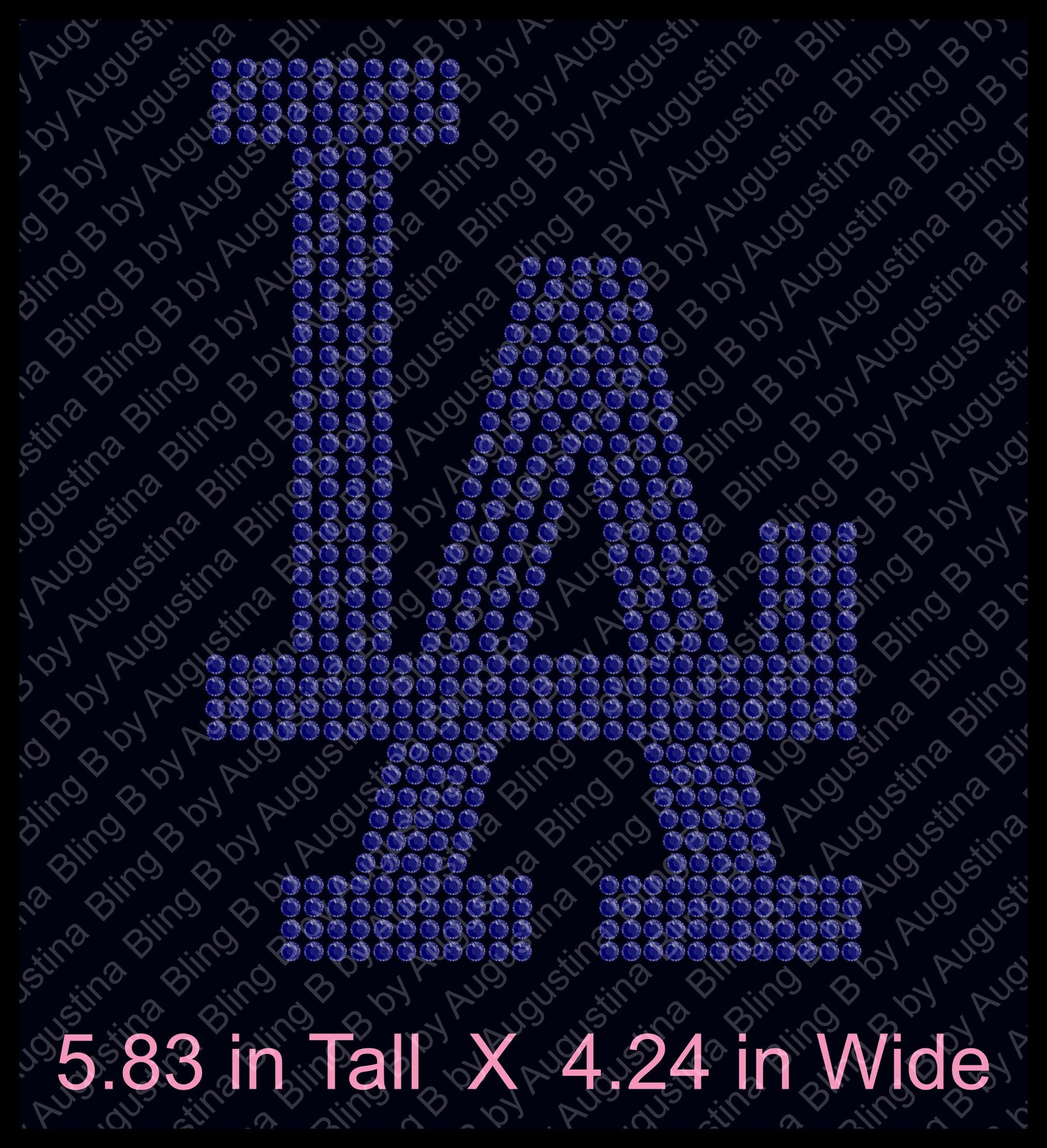 Rhinestone Dodgers Car Window Decal/rhinestone sticker/baseball decal/baseball/sport/sticker/LA