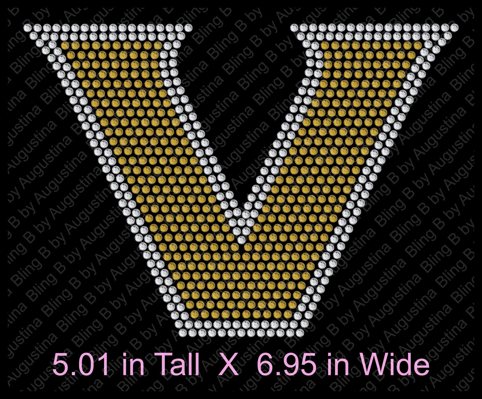 Rhinestone Vanderbilt inspired Car Window Decal/rhinestone sticker/sport/sticker/Vanderbilt/college
