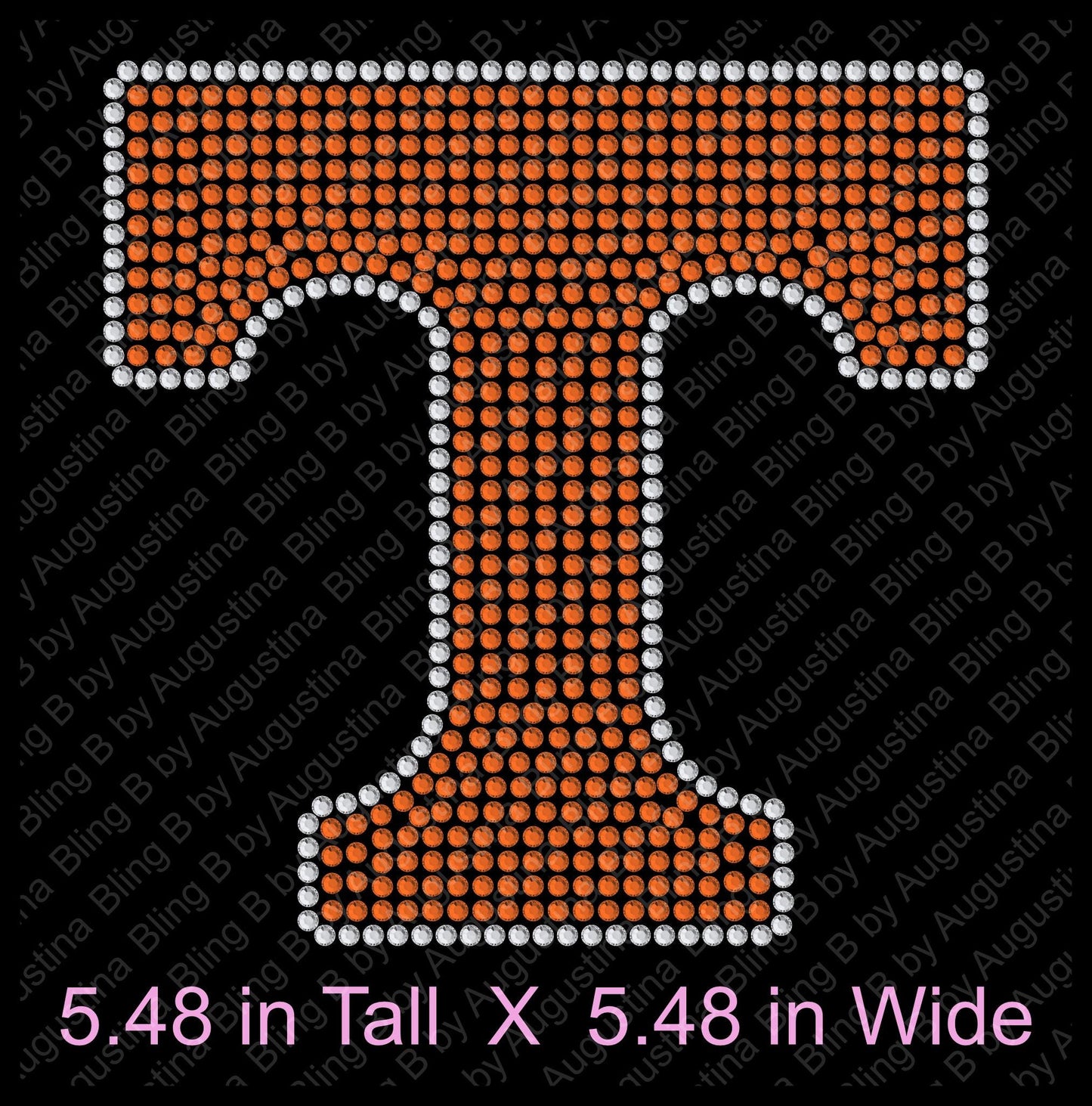 Rhinestone Tennessee Car Window Decal/rhinestone sticker/football decal/football/sport/sticker/tennessee vols