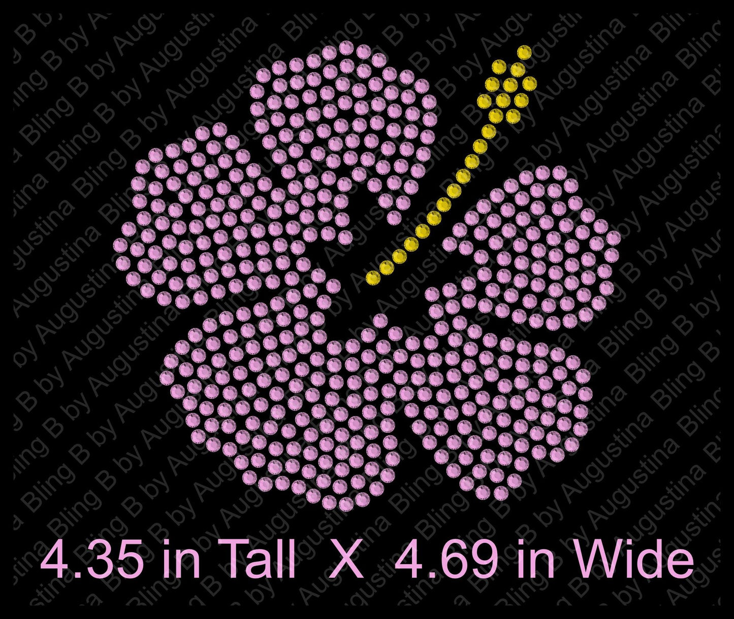 Hibiscus flower Rhinestone decal/Car window decal/rhinestone sticker/decal/sticker