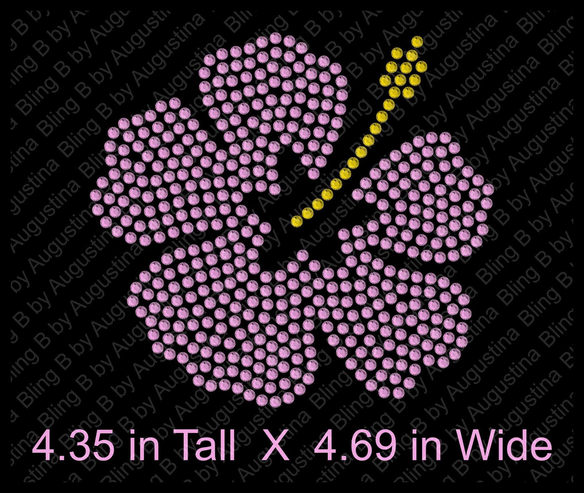 Hibiscus flower Rhinestone decal/Car window decal/rhinestone sticker/decal/sticker