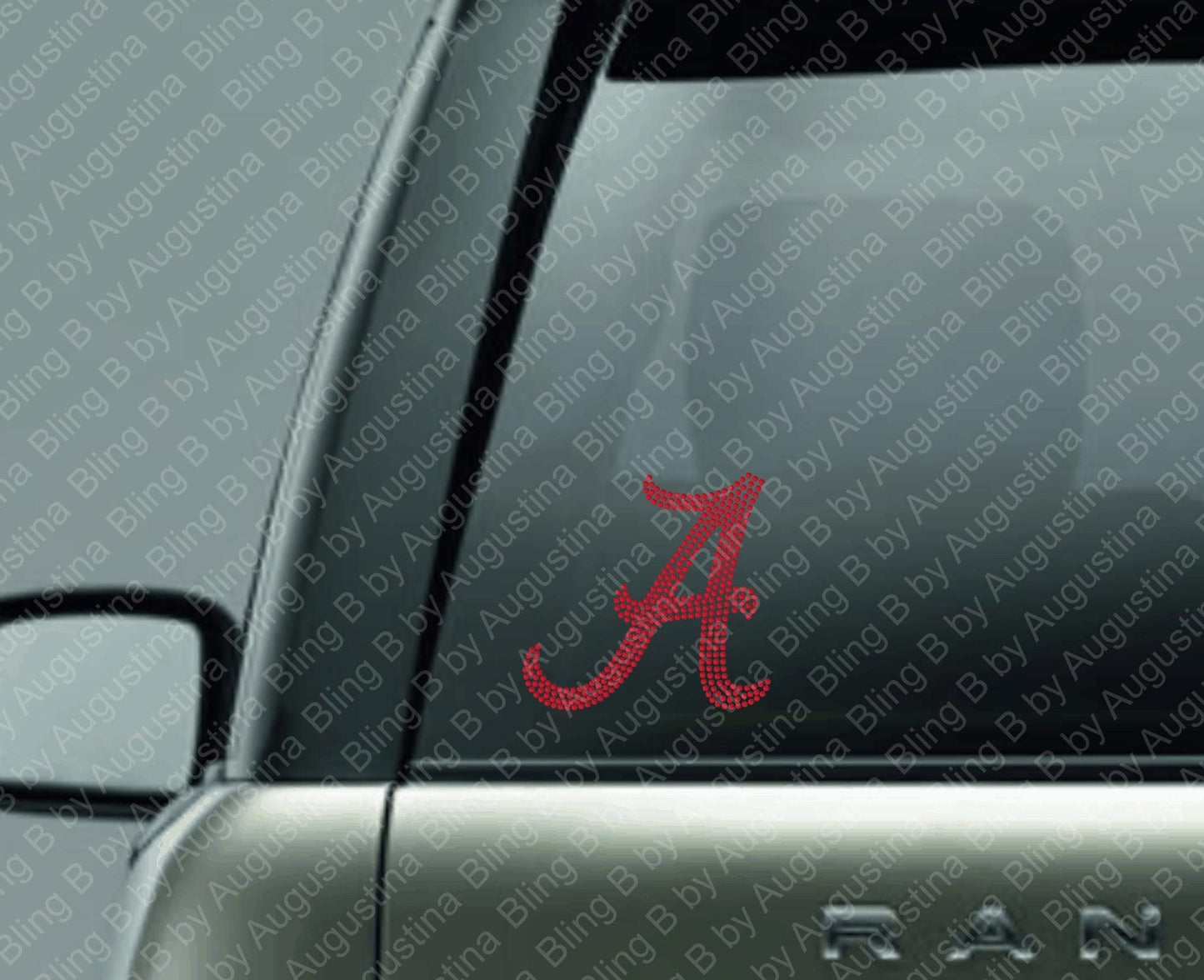 Rhinestone Alabama Car Window Decal/rhinestone sticker/football decal/football/sport/sticker/alabama
