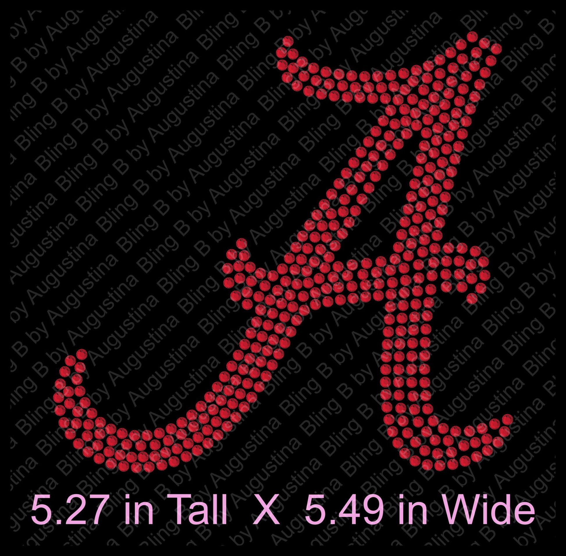 Rhinestone Alabama Car Window Decal/rhinestone sticker/football decal/football/sport/sticker/alabama