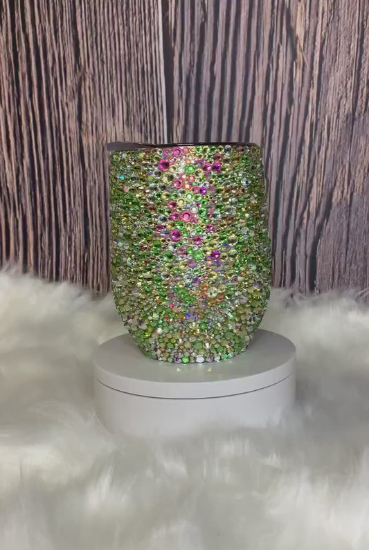 Rhinestone Tink-Inspired Wine Tumbler